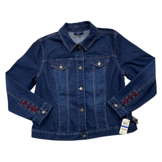 Jacket Denim By Charter Club In Blue, Size: Xl