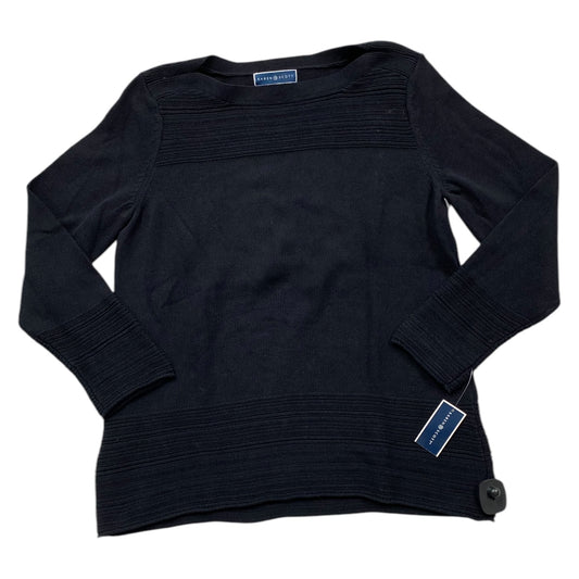 Sweater By Karen Scott In Black, Size: L