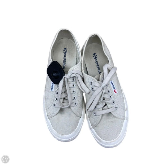 Shoes Sneakers By Superga In Taupe, Size: 8.5