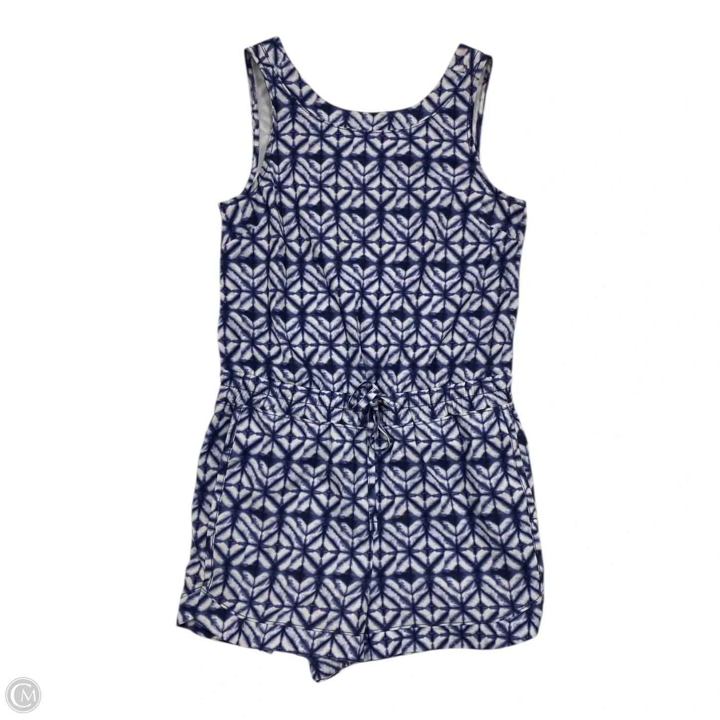 Romper By Athleta In Blue & White, Size: S