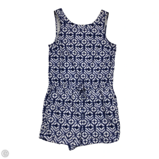 Romper By Athleta In Blue & White, Size: S
