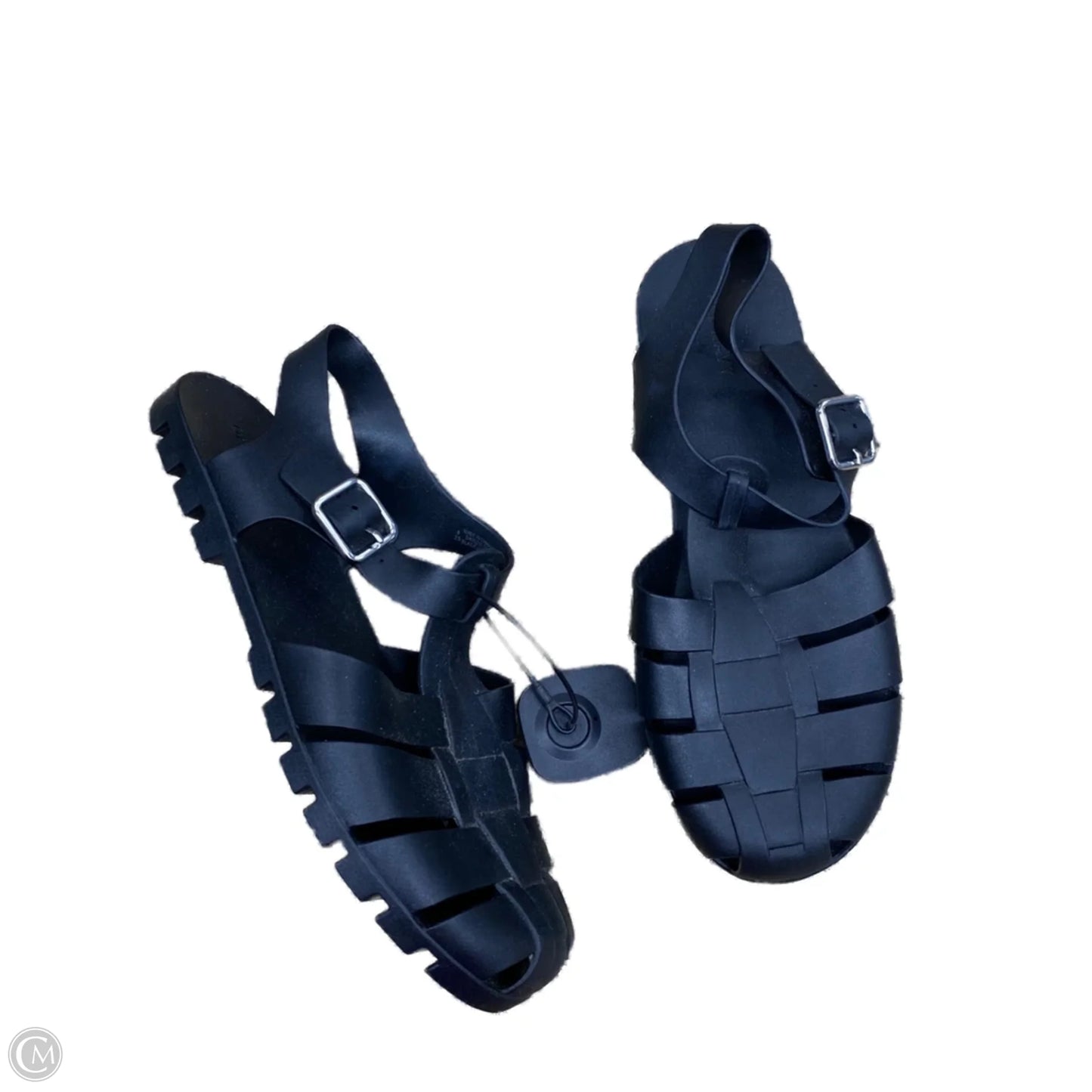Sandals Flats By Old Navy In Black, Size: 8