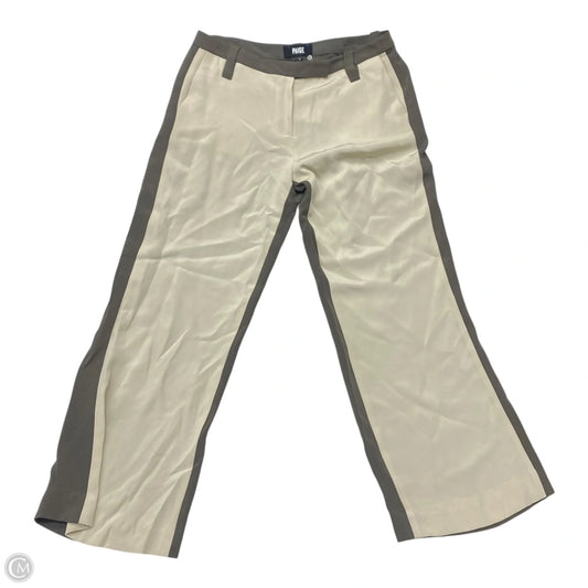 Pants Dress By Paige In Cream & Green, Size: 10