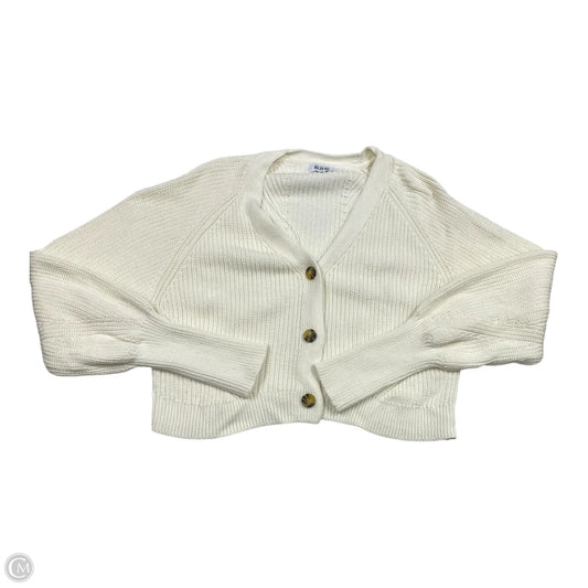 Sweater Cardigan By 525 In White, Size: M