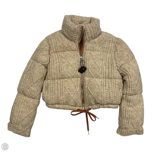 Jacket Puffer & Quilted By Blanknyc In Brown, Size: S