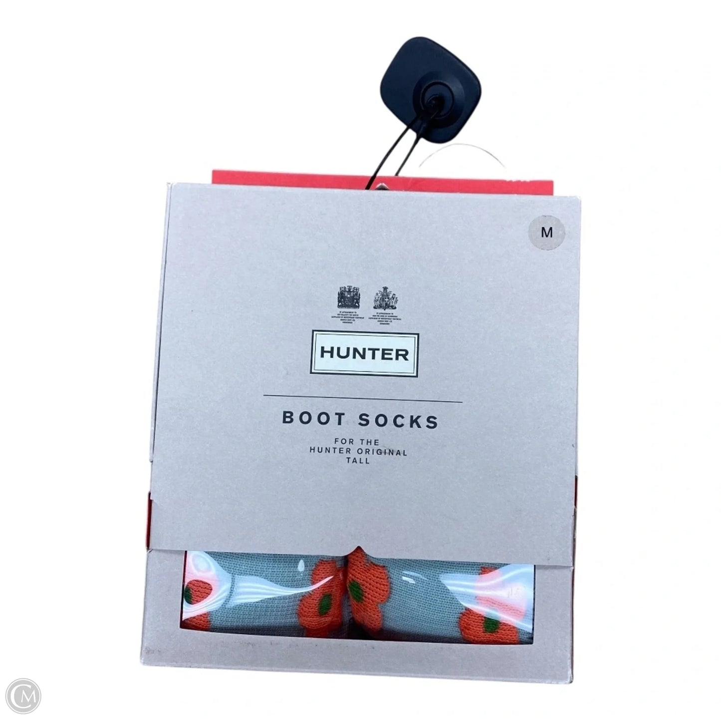 Socks By Hunter In Floral Print, Size: M