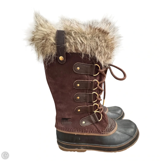 Boots Designer By Sorel In Brown, Size: 8