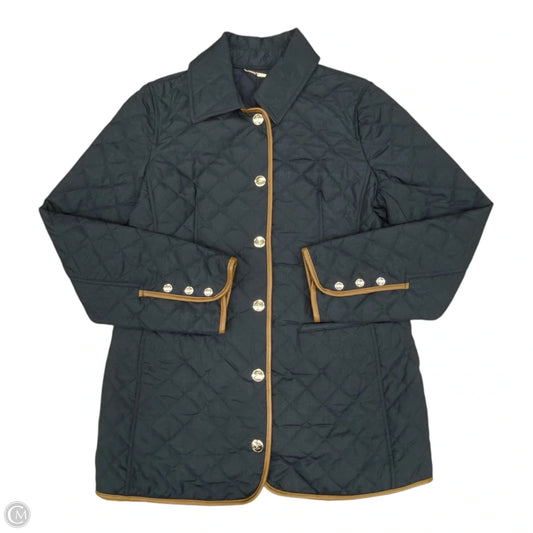 Jacket Puffer & Quilted By Chicos In Navy, Size: S