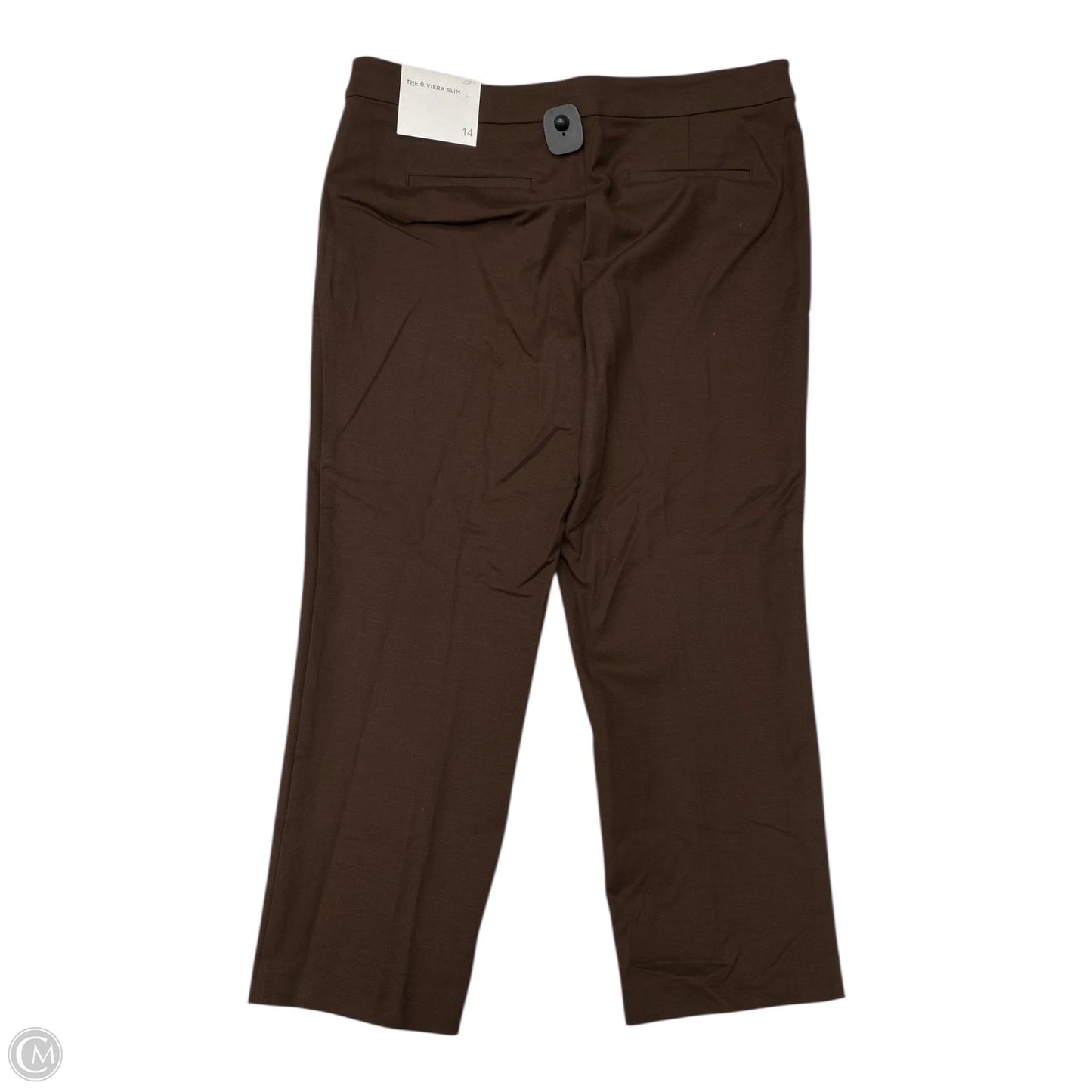 Pants Dress By Loft In Brown, Size: 14