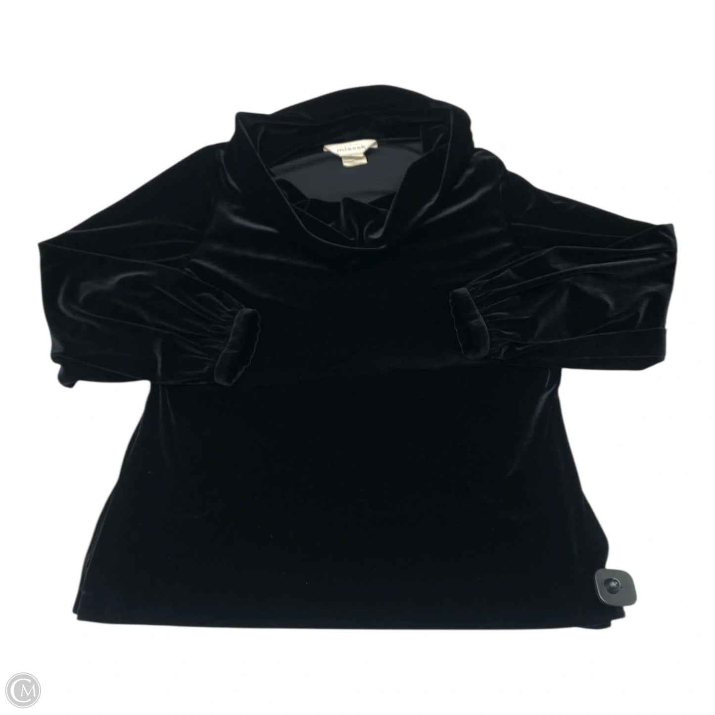Top Long Sleeve Designer By Misook In Black, Size: M