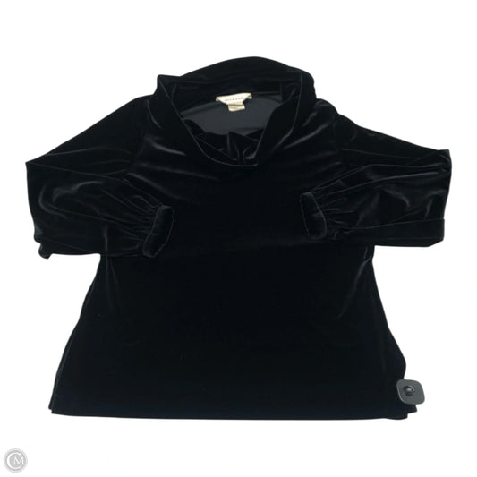 Top Long Sleeve Designer By Misook In Black, Size: M