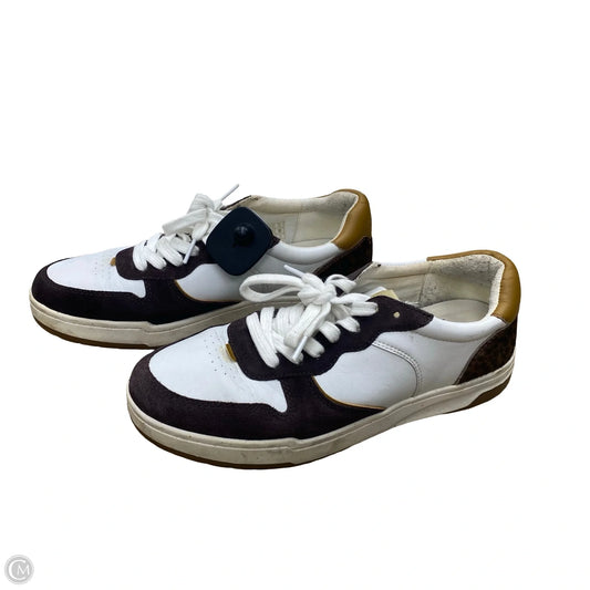 Shoes Sneakers By Madewell In Brown & White, Size: 10
