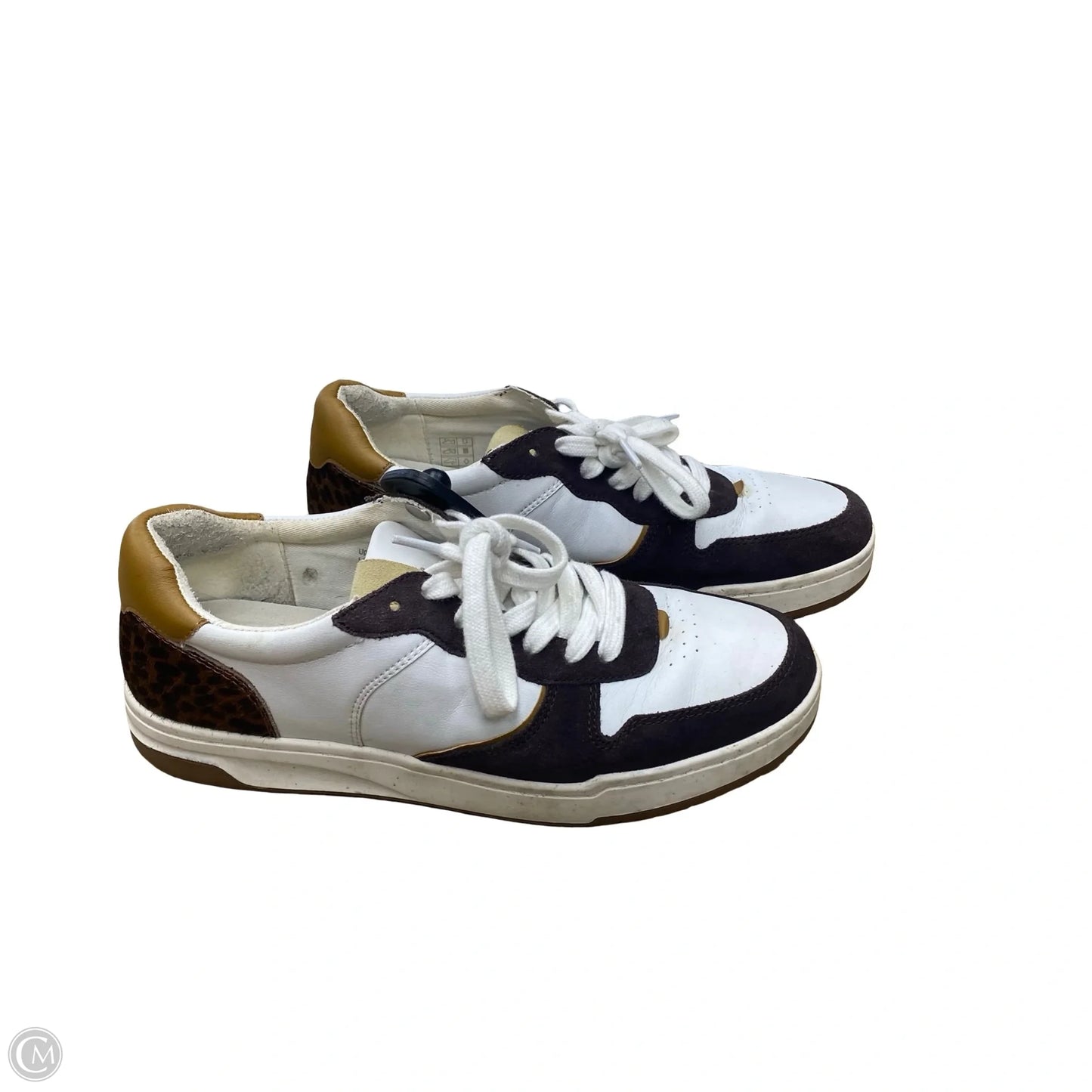 Shoes Sneakers By Madewell In Brown & White, Size: 10