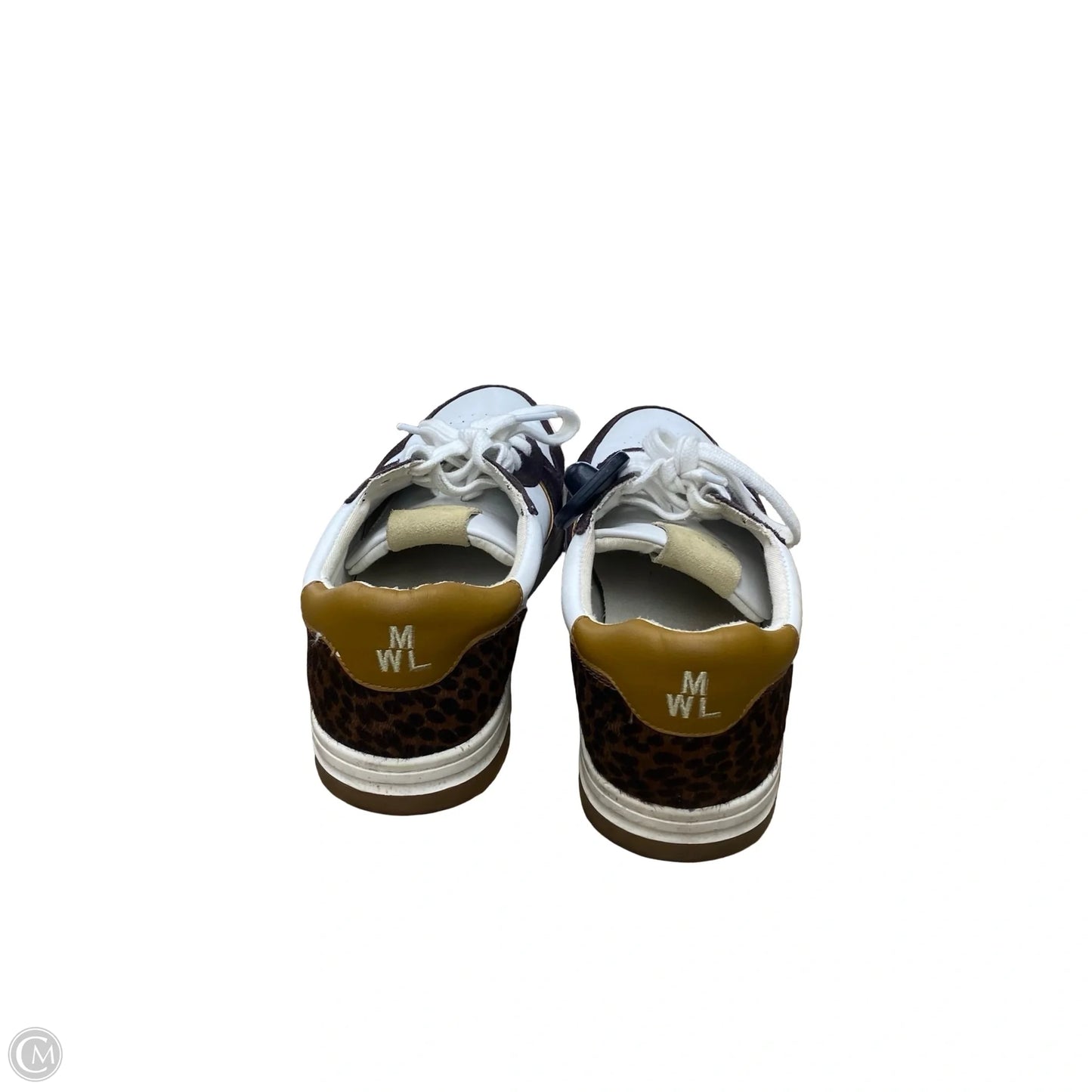 Shoes Sneakers By Madewell In Brown & White, Size: 10