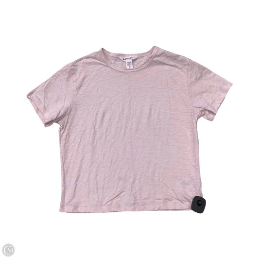 Athletic Top Short Sleeve By Athleta In Pink, Size: Xs