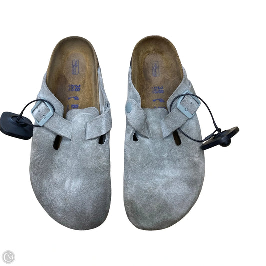 Sandals Designer By Birkenstock In Grey, Size: 7