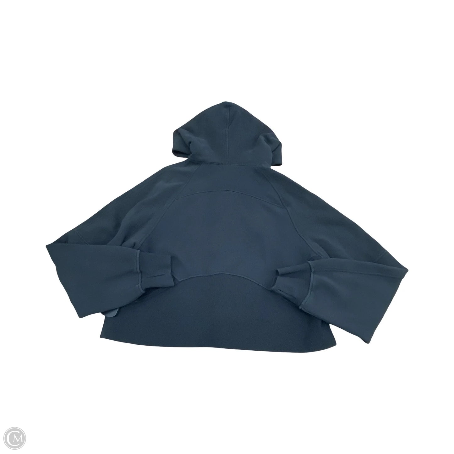 Athletic Sweatshirt Hoodie By Lululemon In Black, Size: M