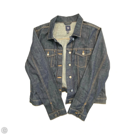 Jacket Denim By Gap In Blue, Size: Xxl