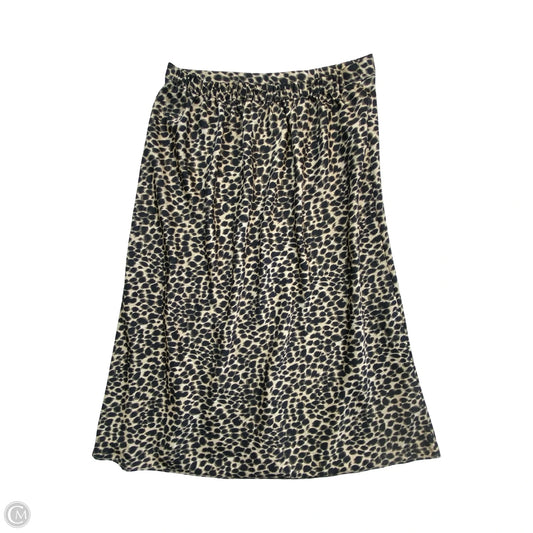 Skirt Midi By J. Crew In Animal Print, Size: S