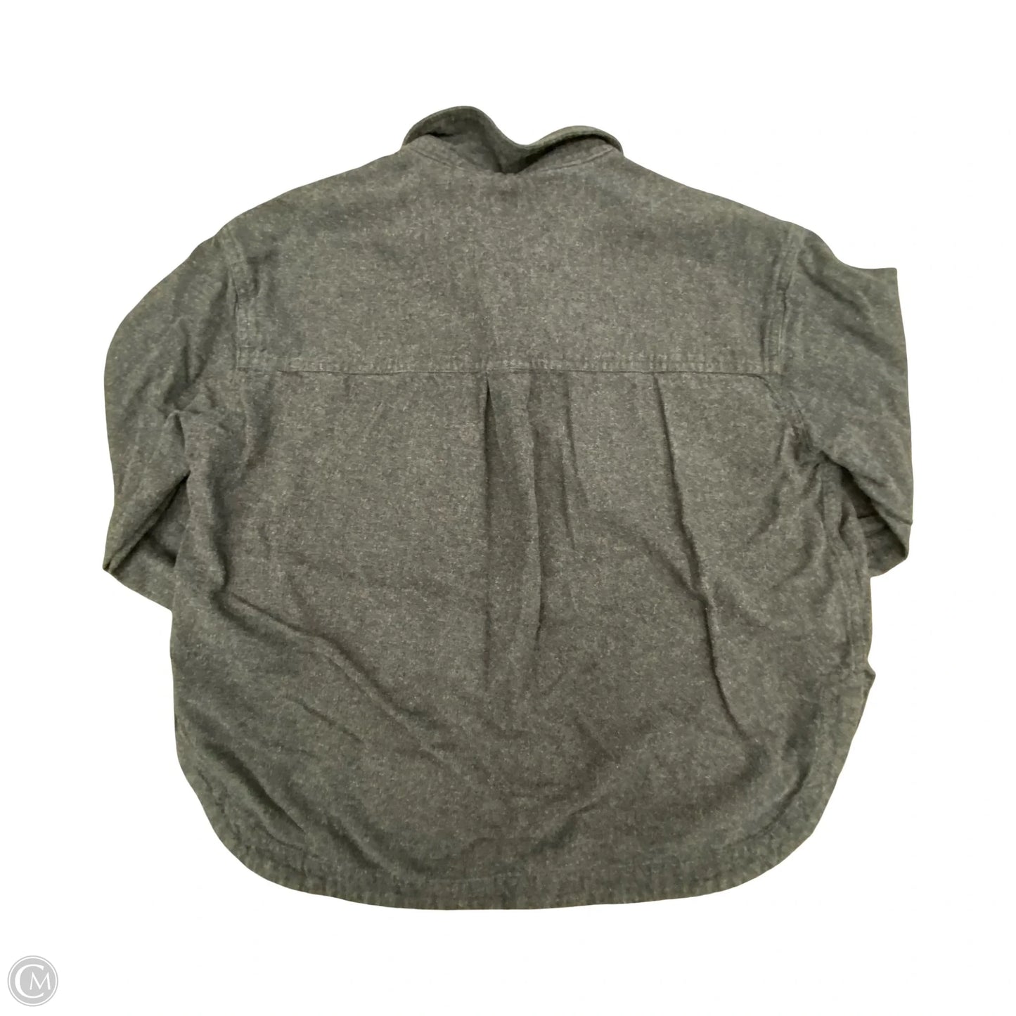Top Long Sleeve By Everlane In Grey, Size: S