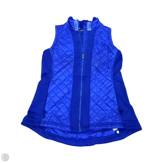 Vest Puffer & Quilted By Athleta In Blue, Size: L