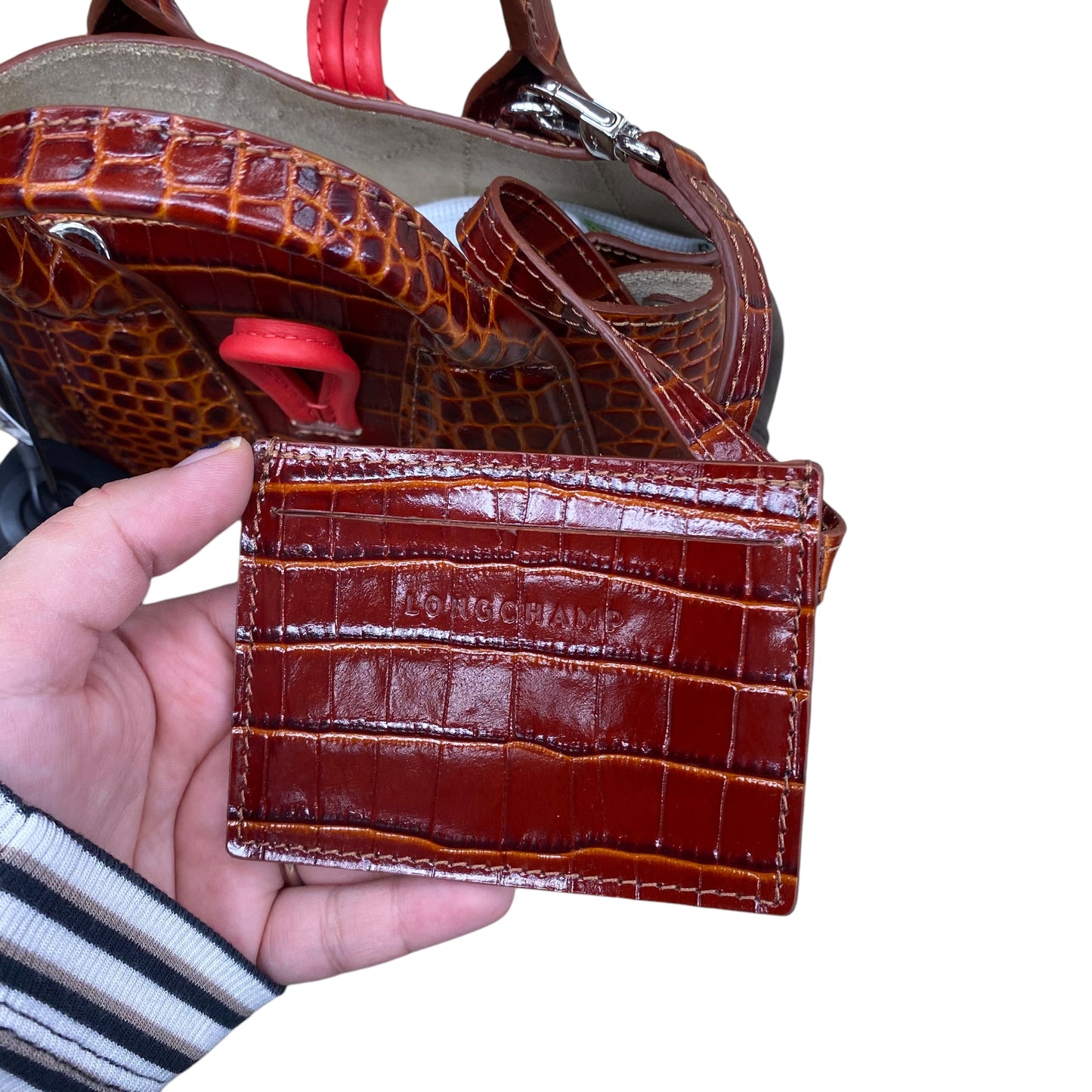 Handbag Luxury Designer By Longchamp  Size: Small