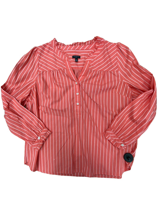 Striped Pattern Top Long Sleeve Talbots, Size Petite   Xl