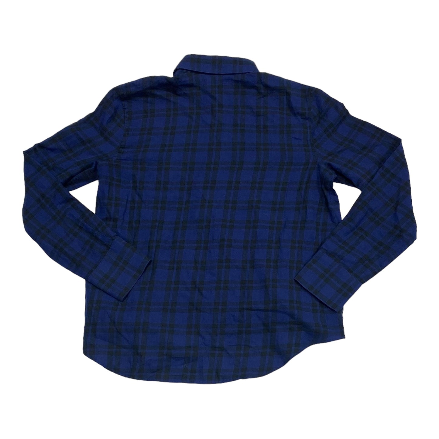 Plaid Pattern Top Long Sleeve Madewell, Size Xs