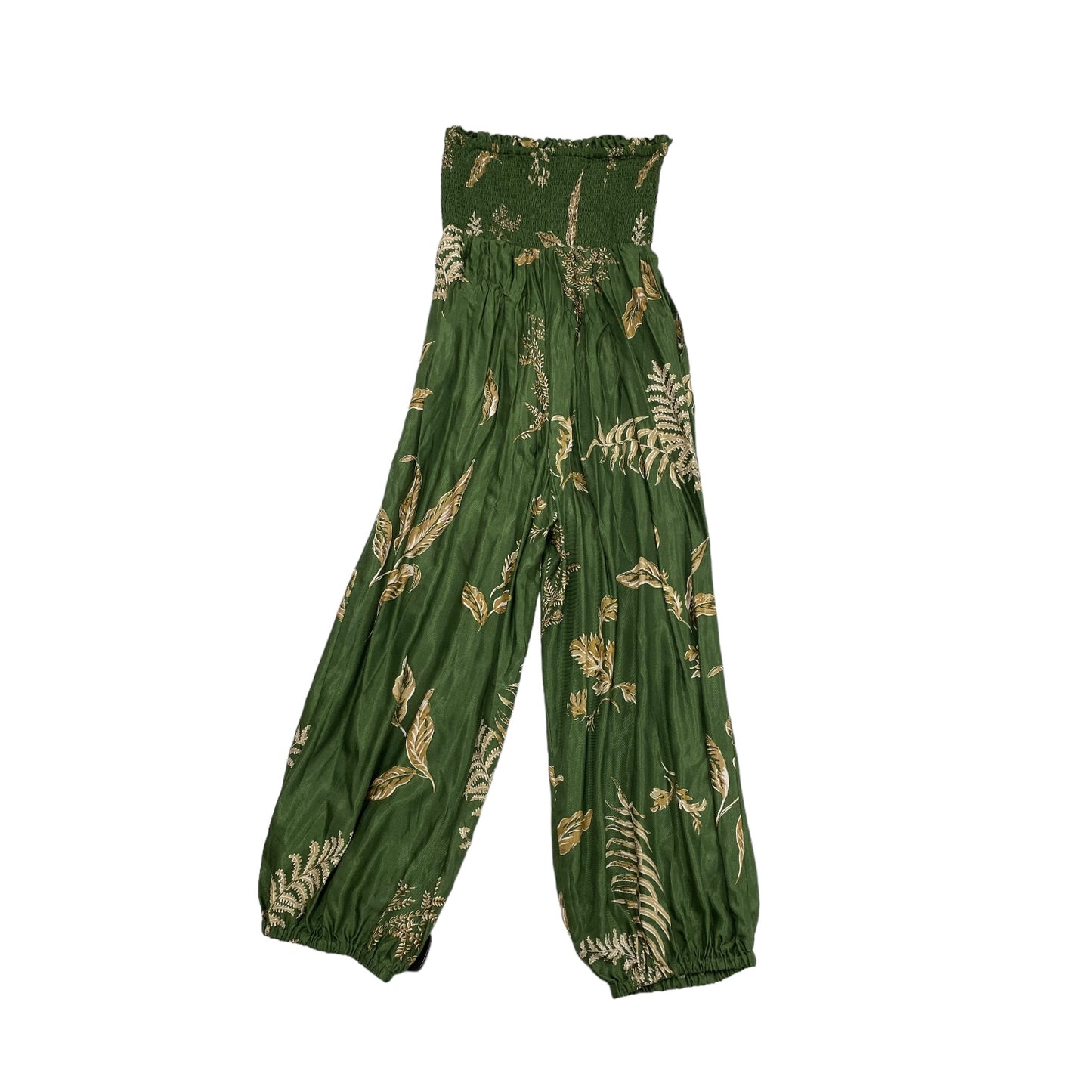 Jumpsuit By Anthropologie In Green & Tan, Size: S