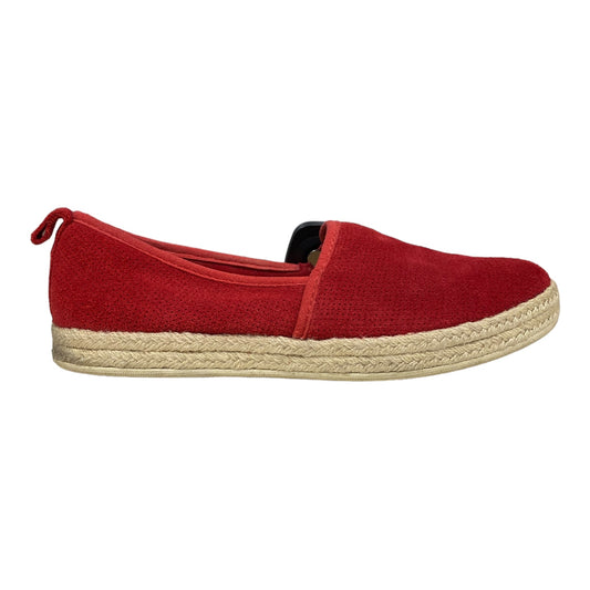 Shoes Flats By Clarks In Red, Size: 8.5