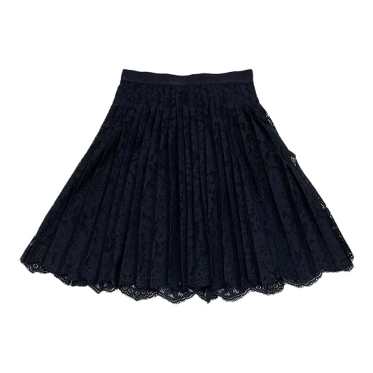 Skirt Midi By Ann Taylor In Navy, Size: Petite   Xs