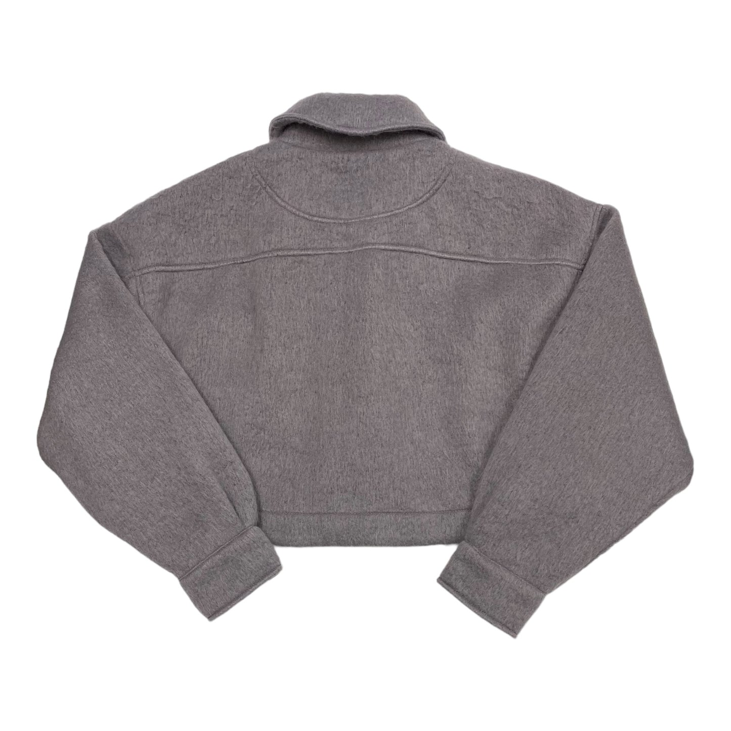 Jacket Fleece By Urban Outfitters In Grey, Size: L