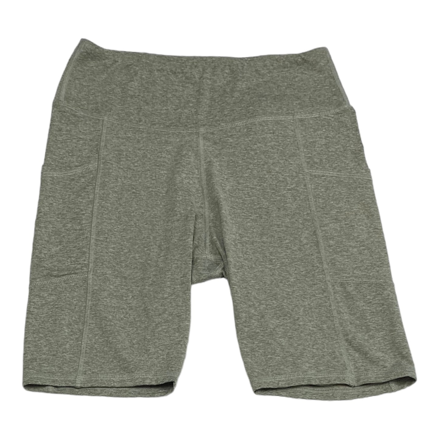 Athletic Shorts By Zobha In Green, Size: L