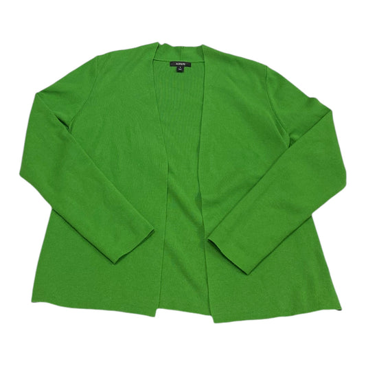 Sweater Cardigan By Alfani In Green, Size: S