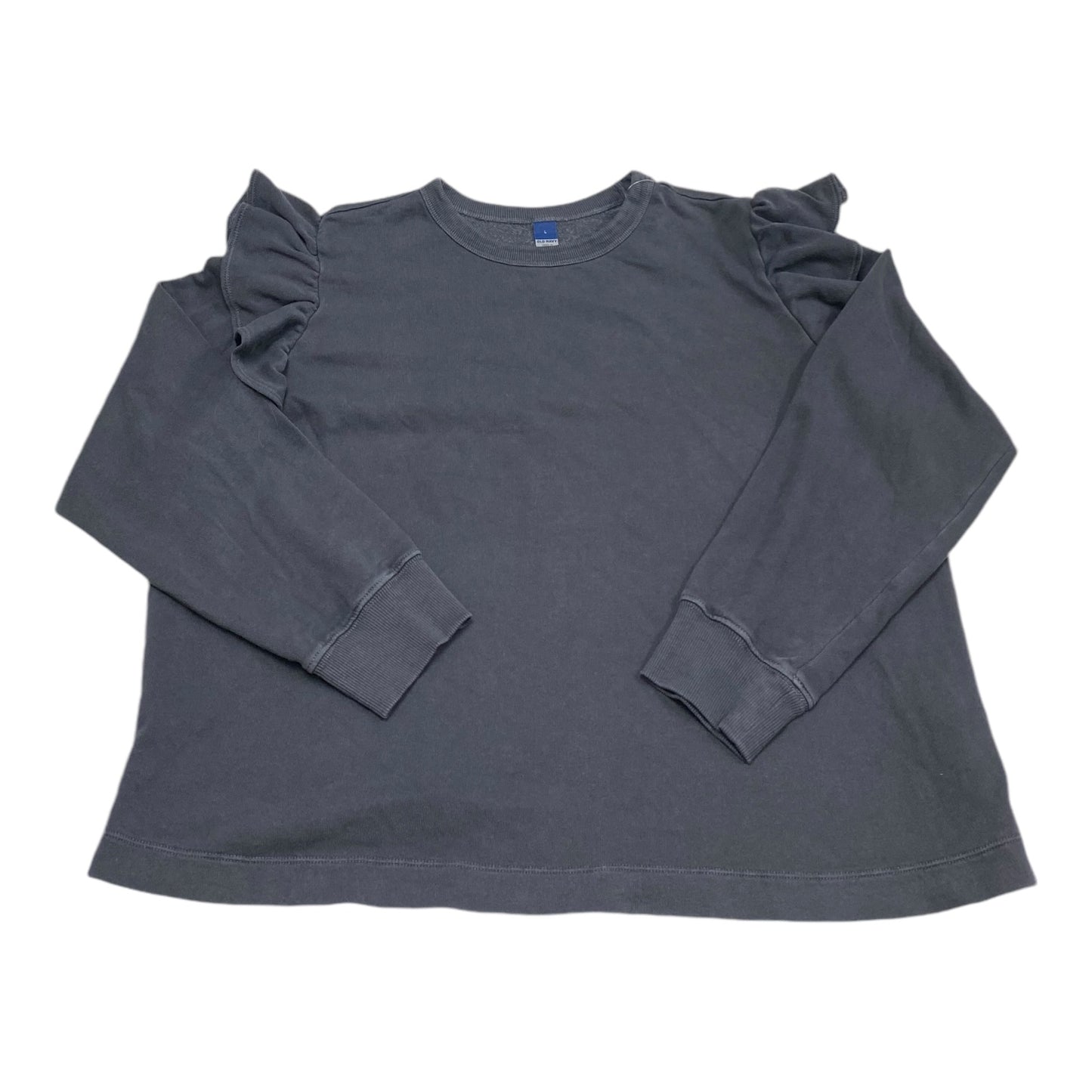 Top Long Sleeve By Old Navy In Grey, Size: L