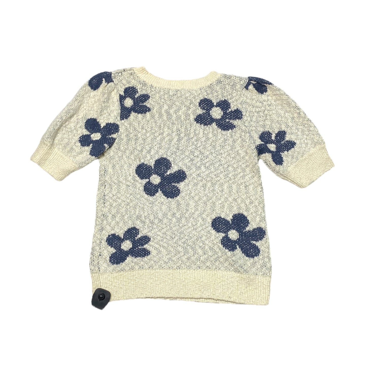 Sweater By Sonoma In Blue & Cream, Size: M