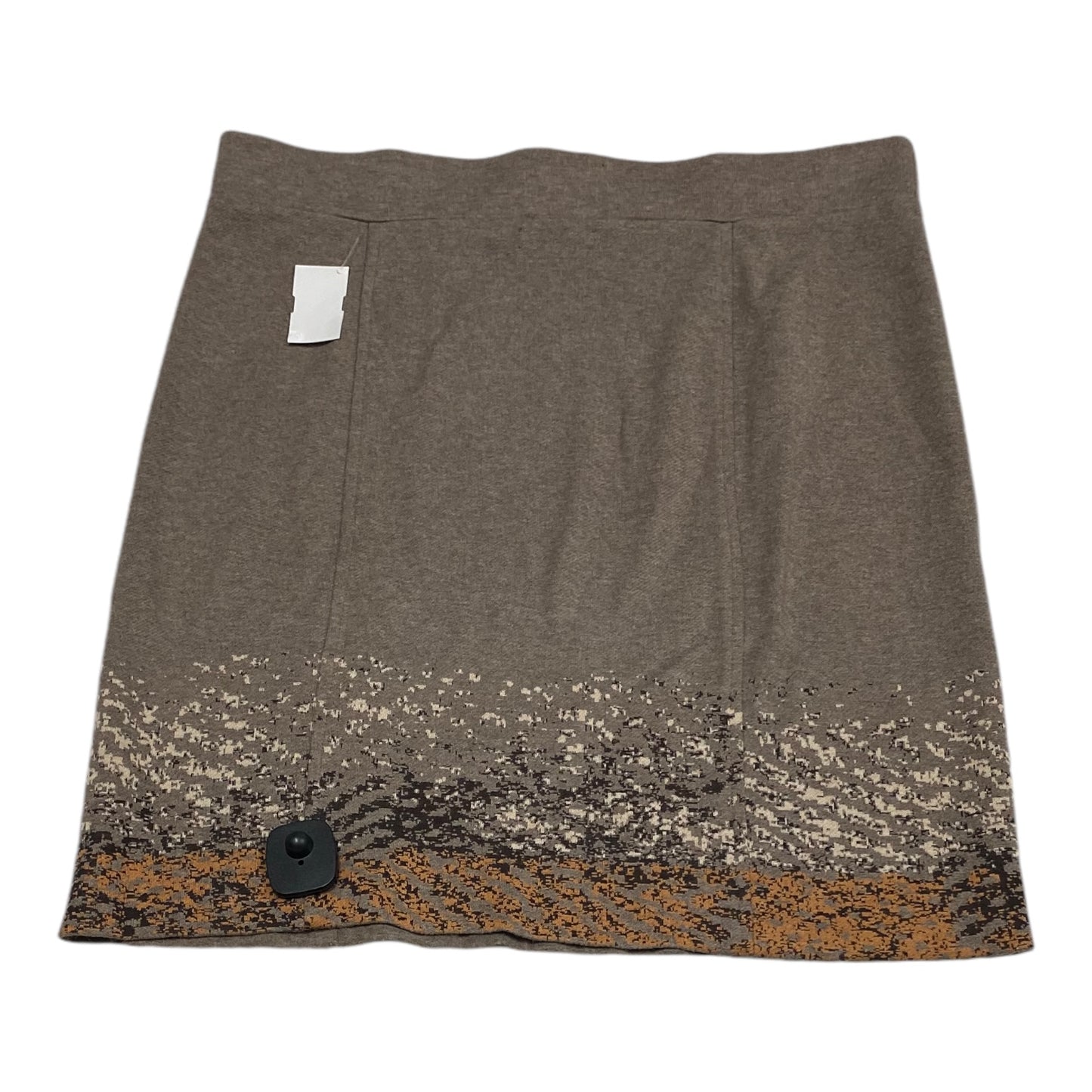 Skirt Midi By Nic + Zoe In Taupe, Size: L