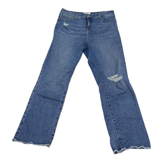 Jeans Straight By Levis In Blue, Size: 14