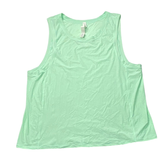 Athletic Tank Top By Lululemon In Green, Size: 10