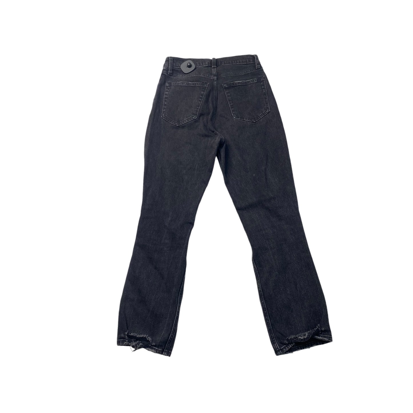 Jeans Straight By Abercrombie And Fitch In Black, Size: 4