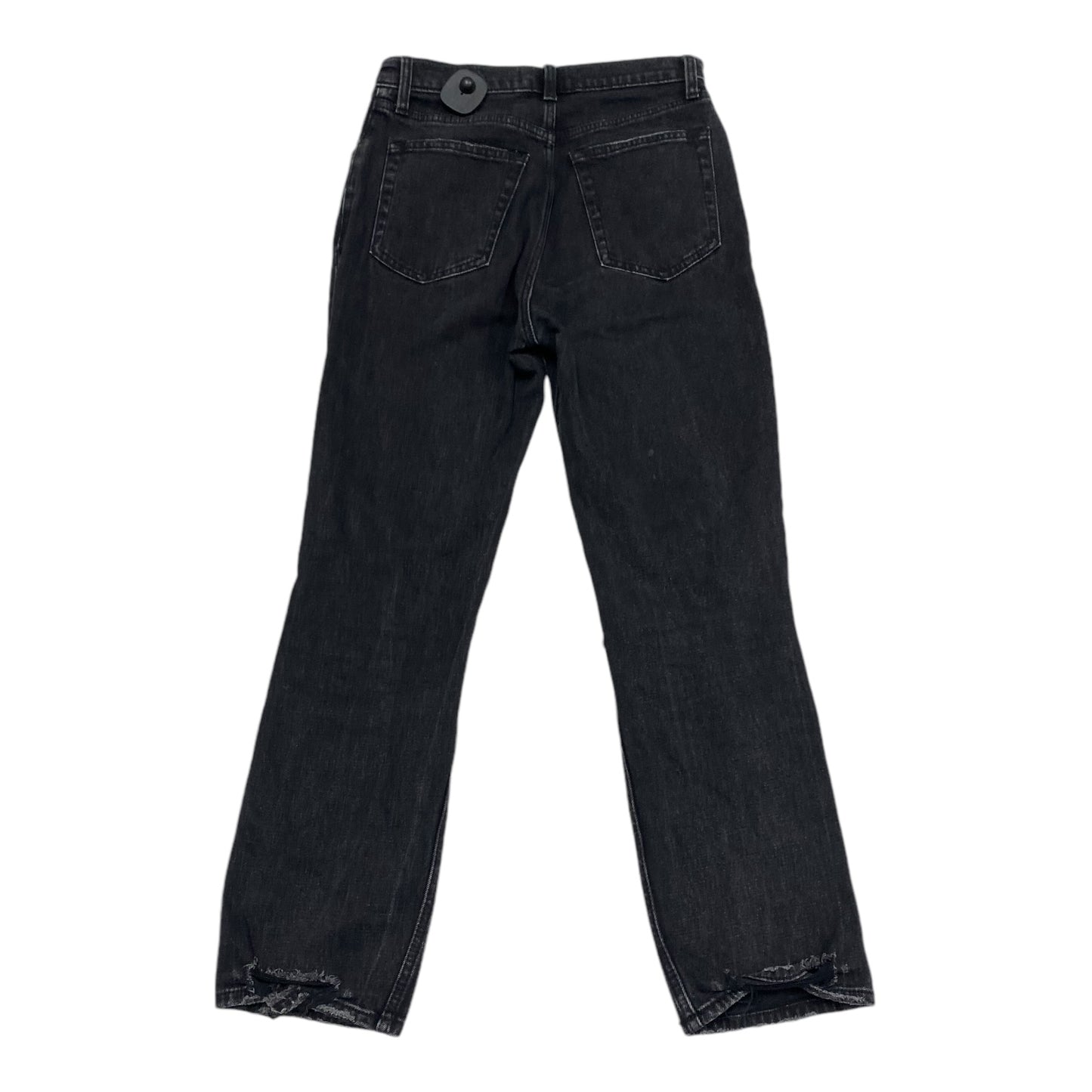 Jeans Straight By Abercrombie And Fitch In Black, Size: 4