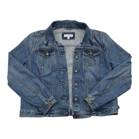 Jacket Denim By Loft In Blue, Size: L