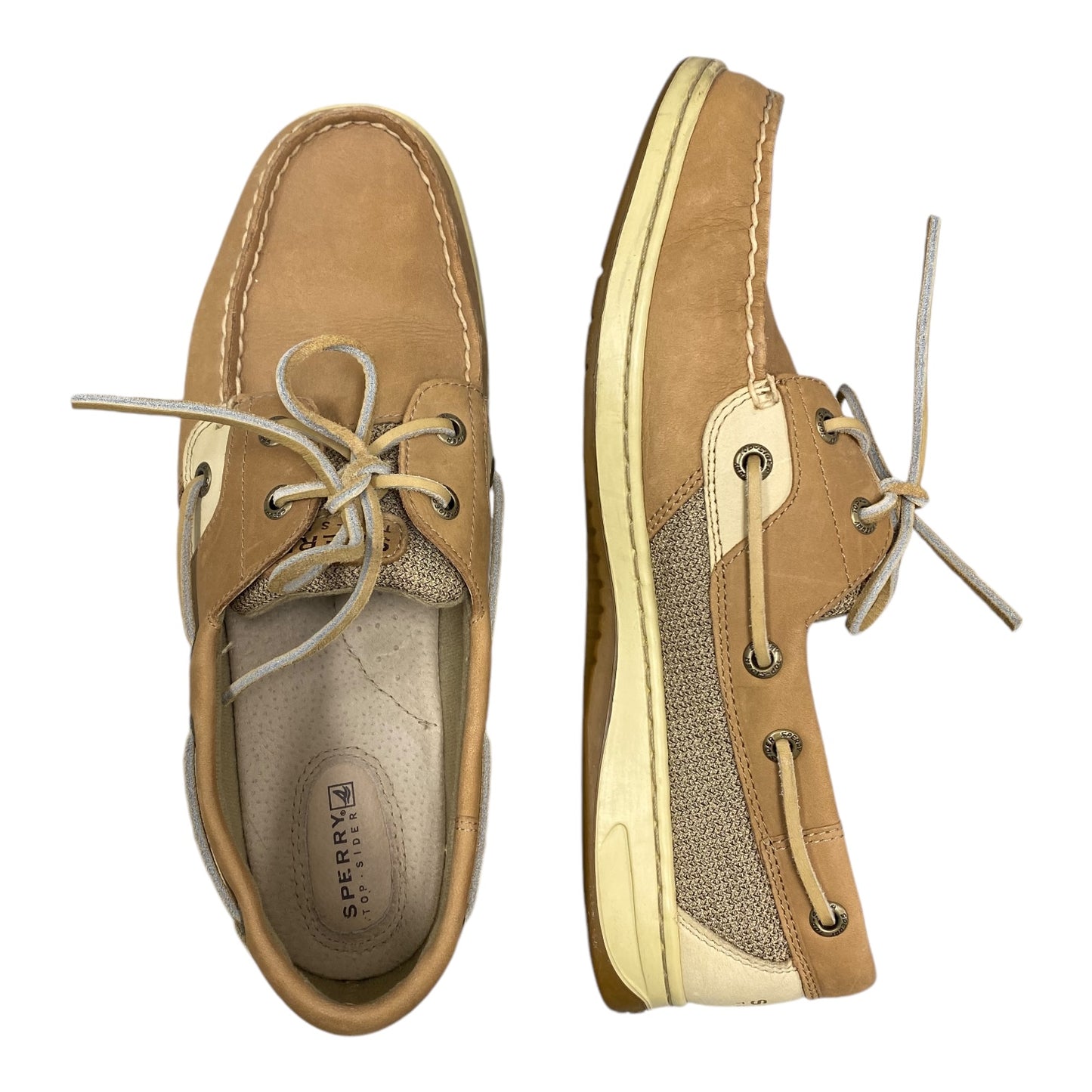 Shoes Flats By Sperry In Tan, Size: 9.5