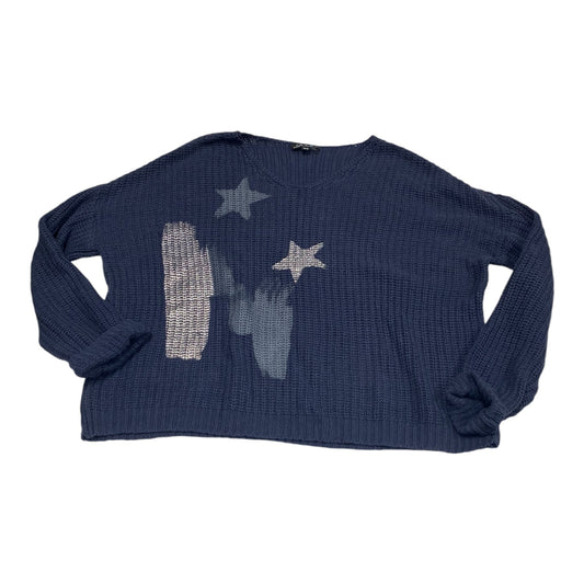 Sweater By Charlie B In Blue, Size: M