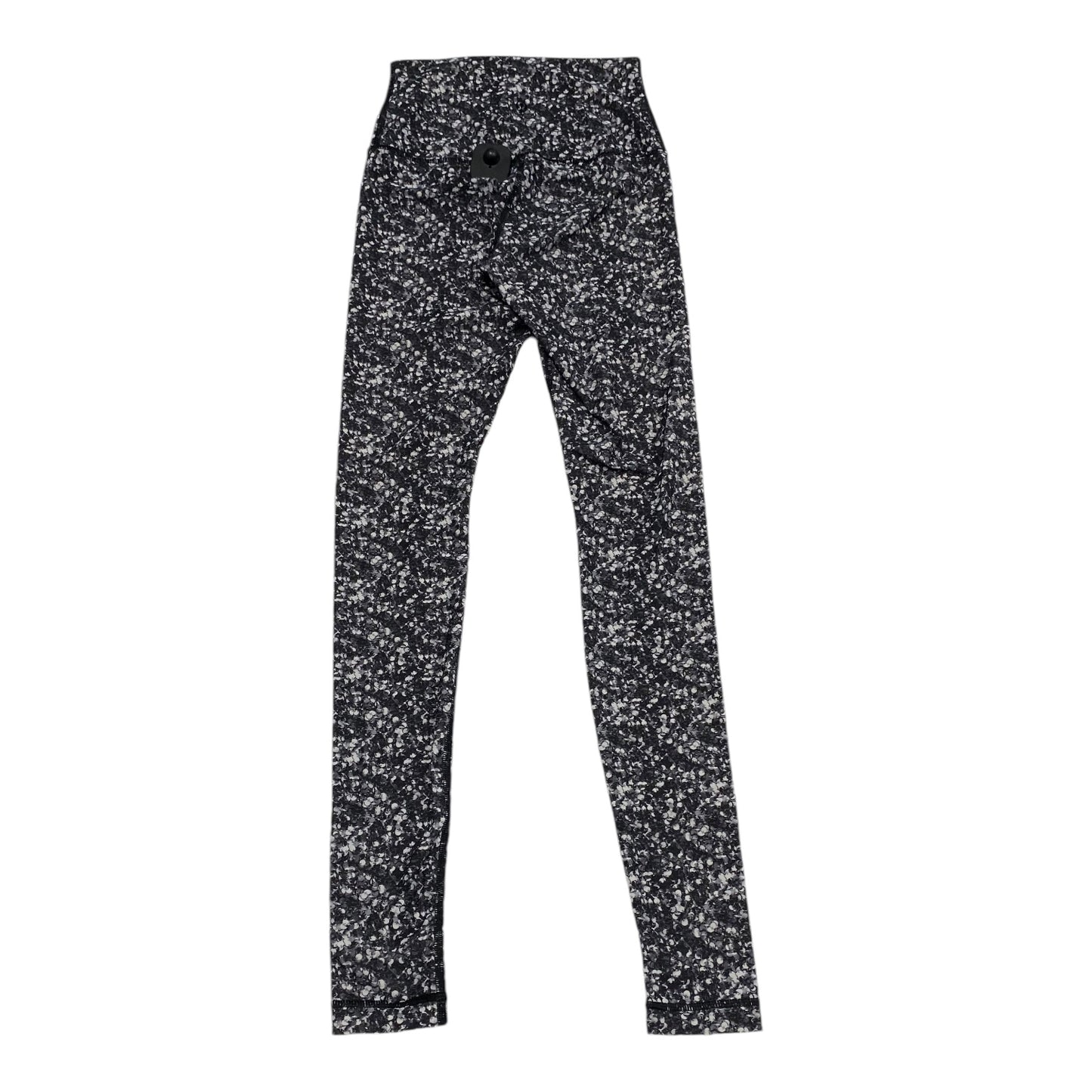 Athletic Leggings By Lululemon In Black & Grey, Size: S