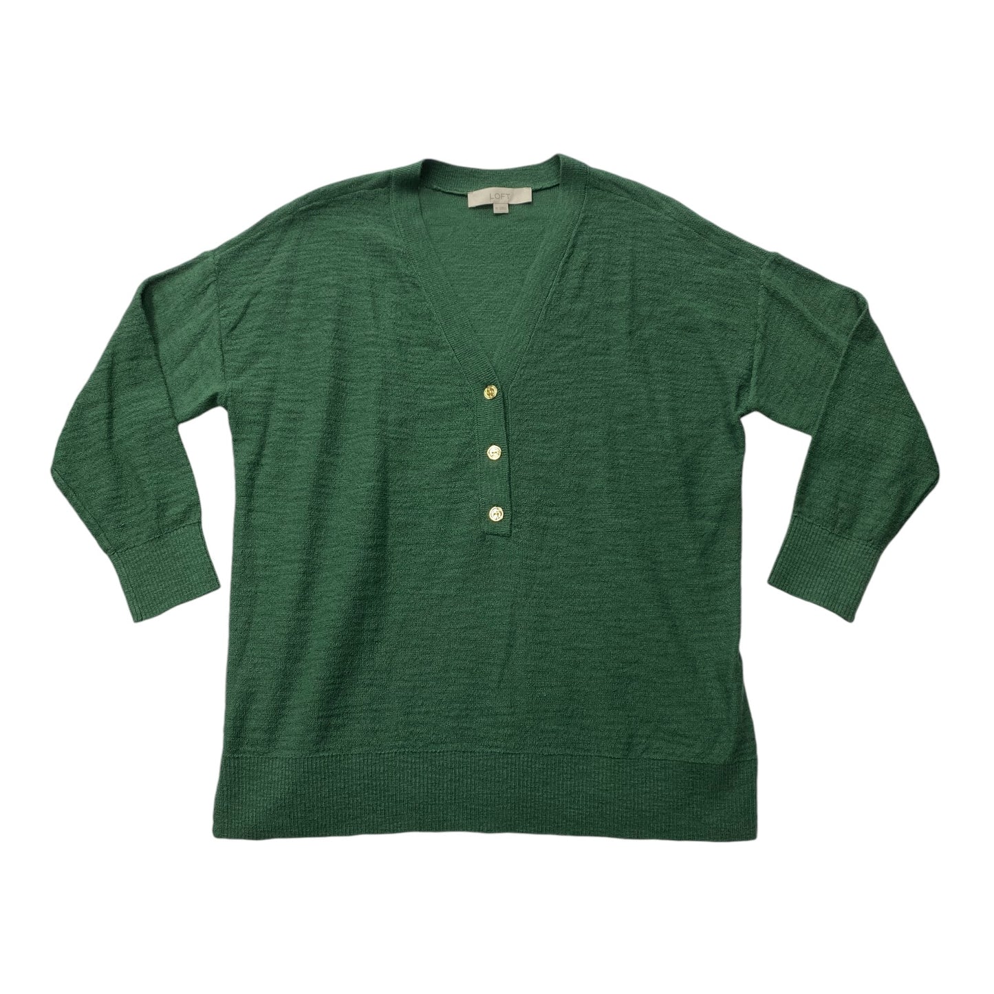 Sweater By Loft In Green, Size: M