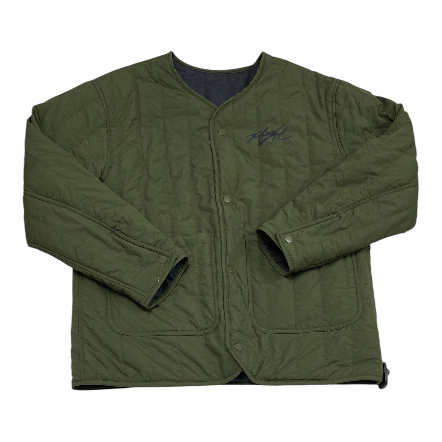 Jacket Puffer & Quilted By Jordan In Blue & Green, Size: S