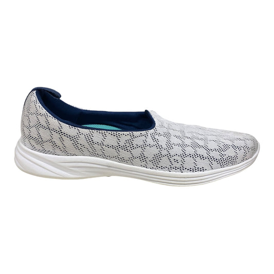 Shoes Flats By Vionic In Blue & White, Size: 10