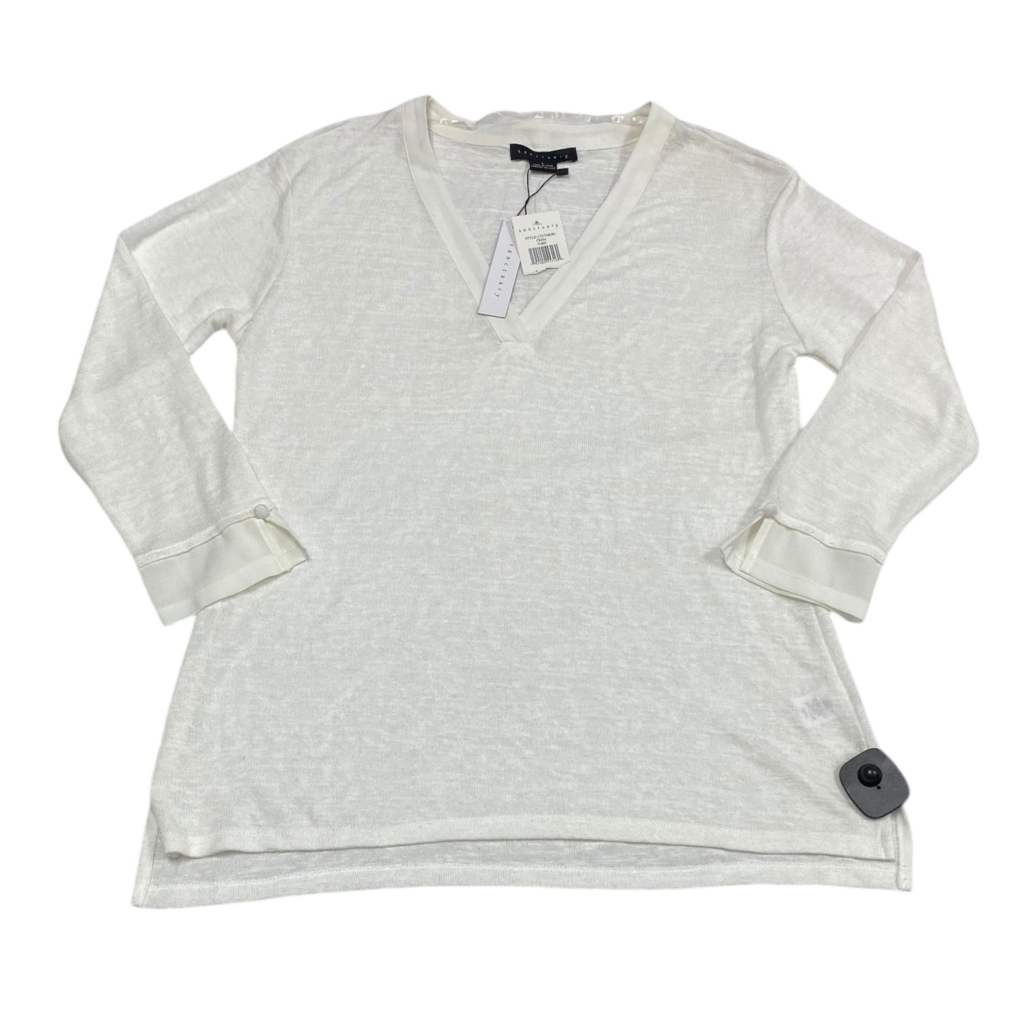 Top 3/4 Sleeve By Sanctuary In White, Size: L