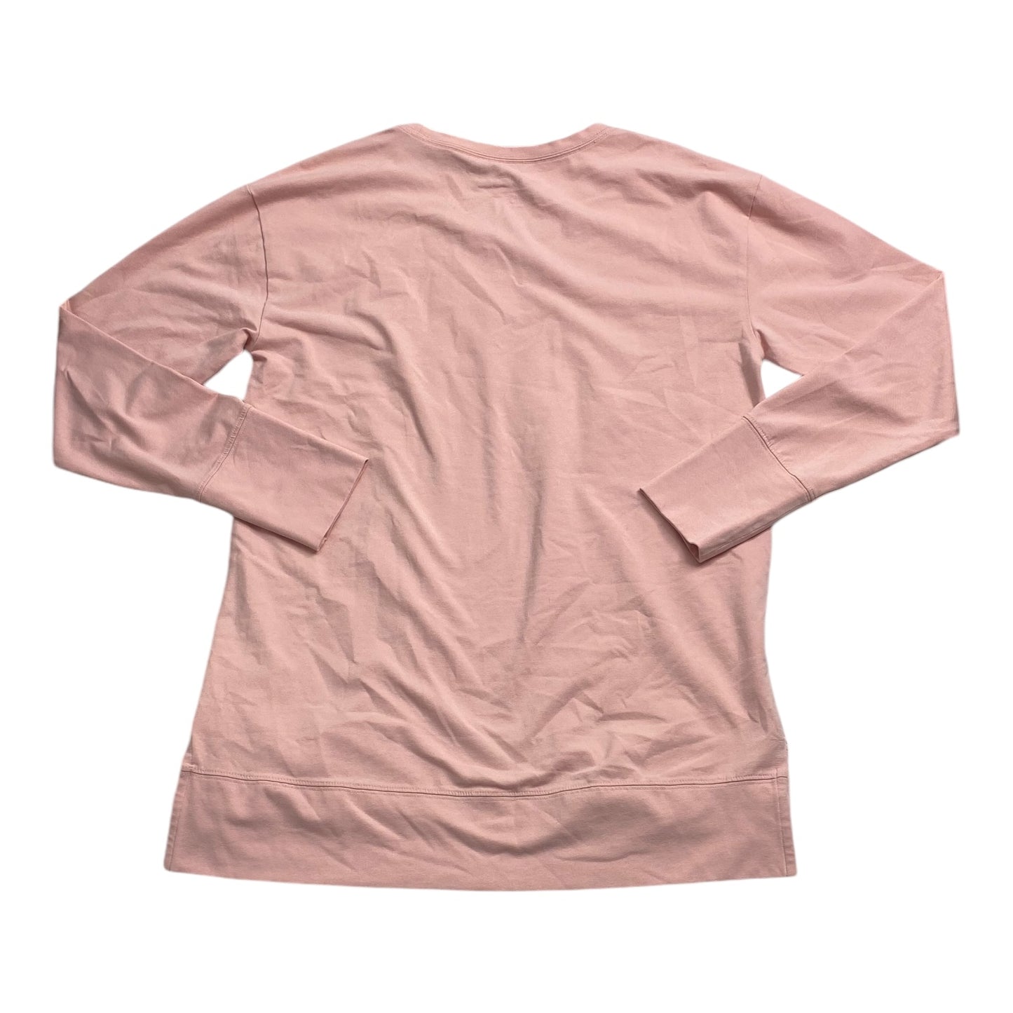 Top Long Sleeve By Life Is Good In Pink, Size: S